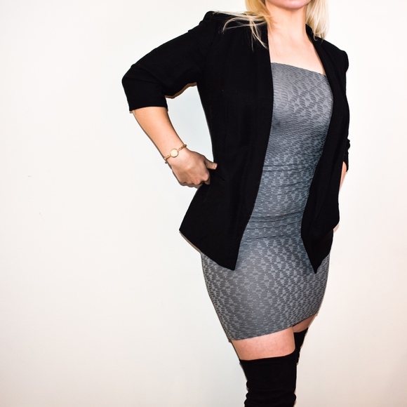 GEOMETRIC BODYCON TUBE MIDI DRESS in SAGE - Picture 3 of 7